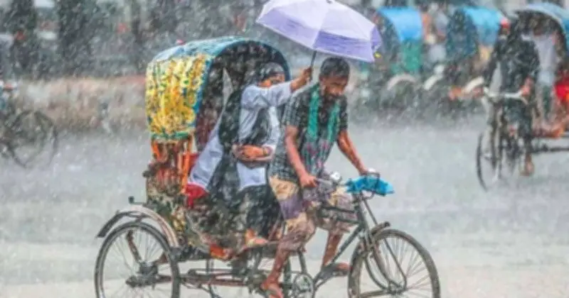 আগামী সপ্তাহে বজ্রসহ বৃষ্টির পূর্বাভাস, চার বিভাগে ঝড়ের সম্ভাবনা