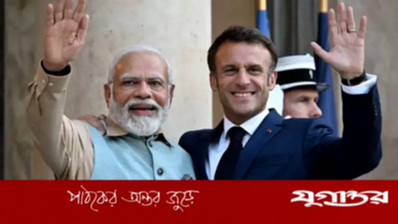 পশ্চিম এশিয়ার যুদ্ধ পরিস্থিতি নিয়ে ম্যাক্রোঁর সঙ্গে মোদির ফোনালাপ