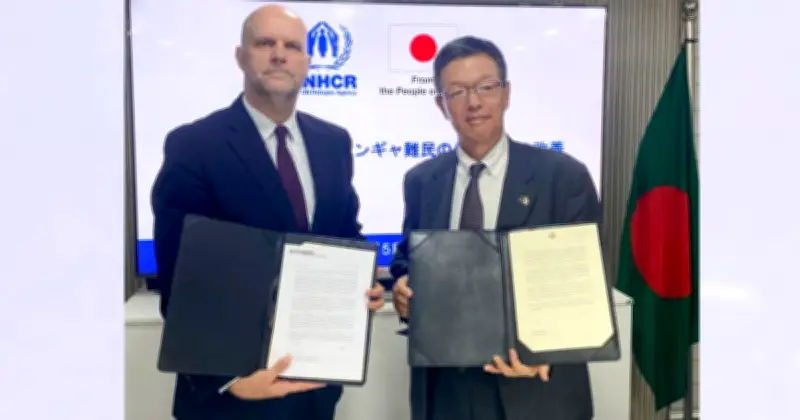 কক্সবাজারে রোহিঙ্গাদের জন্য জাপান-ইউএনএইচসিআরের ২৬ লাখ ডলারের সহায়তা চুক্তি