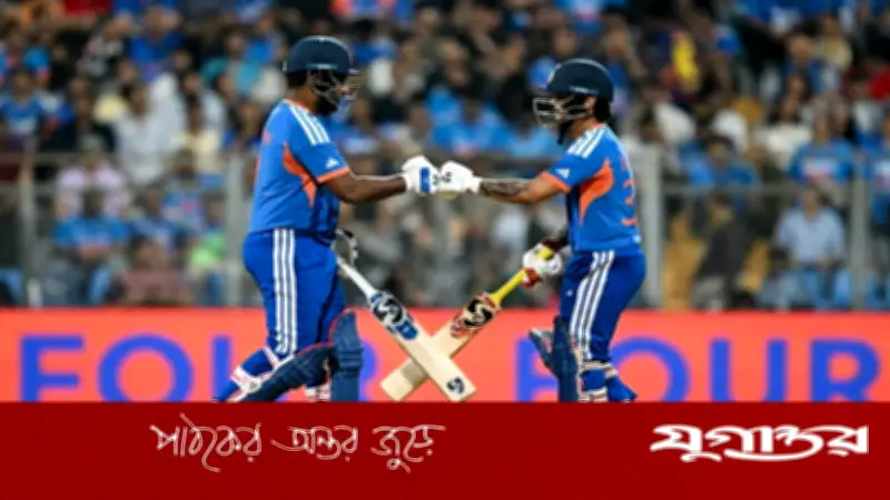 টি-টোয়েন্টি বিশ্বকাপ সেমিফাইনালে ভারতের ছক্কার রেকর্ড, ইংল্যান্ডের লক্ষ্য ২৫৪ রান