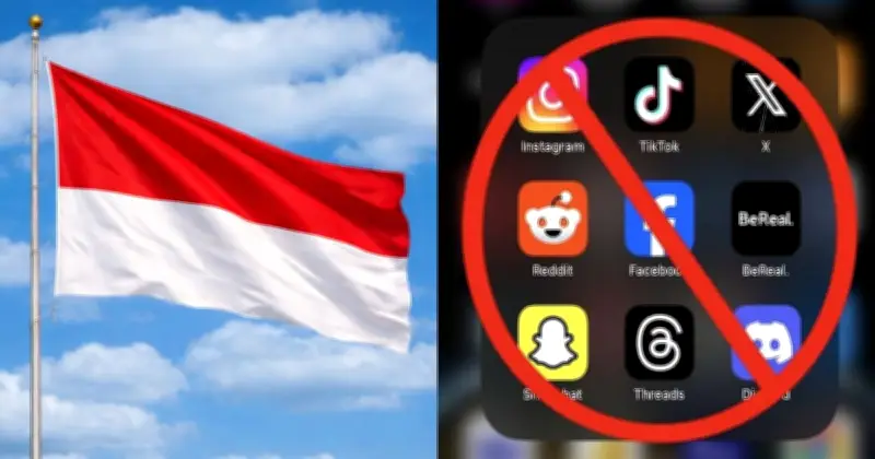 ইন্দোনেশিয়ায় ১৬ বছরের কম বয়সীদের জন্য সোশ্যাল মিডিয়া ব্যবহার নিষিদ্ধ