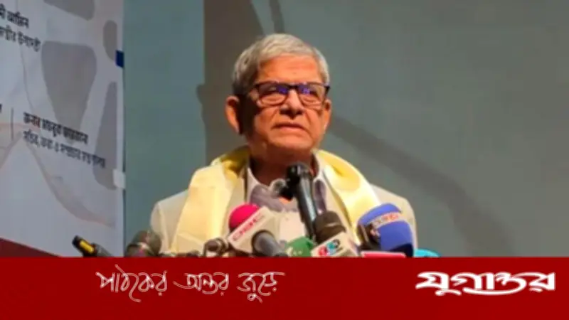 মির্জা ফখরুলের অভিযোগ: ভারতে বসে ফ্যাসিস্ট হাসিনা দেশ অস্থিতিশীল করার চেষ্টা করছেন