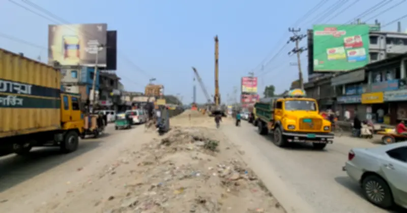 ঈদের যাত্রায় ঢাকা-টাঙ্গাইল-জামুনা ব্রিজ মহাসড়কে যানজটের আশঙ্কা, অসম্পূর্ণ চার লেন সম্প্রসারণ
