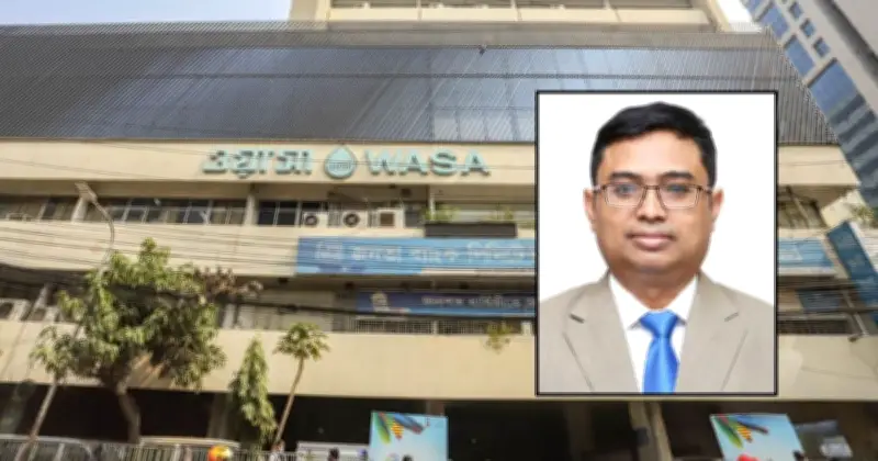 স্থানীয় সরকার বিভাগের অতিরিক্ত সচিব ড. মুহা. মনিরুজ্জামান ঢাকা ওয়াসার নতুন এমডি