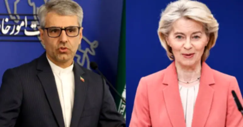 ইউরোপীয় ইউনিয়নের প্রধান উরসুলা ভন ডের লেয়েনের বক্তব্যে ইরানের তীব্র প্রতিক্রিয়া