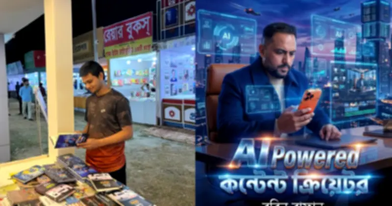 আইনি শিক্ষক রবিন রাফানের নতুন বই 'এআই পাওয়ারড কনটেন্ট ক্রিয়েটর' একুশে বইমেলায়