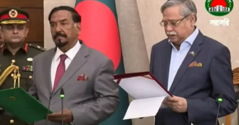 স্পিকার ও ডেপুটি স্পিকারকে শপথ পড়ান রাষ্ট্রপতি, সংসদে নতুন অধ্যায়ের সূচনা