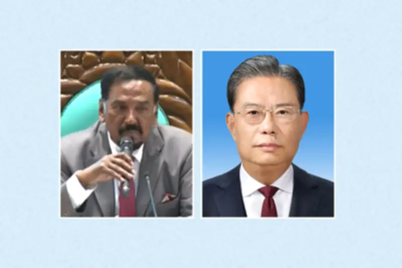 চীনের নেতার অভিনন্দন: স্পিকার হাফিজ উদ্দিন আহমদকে অভিনন্দন জানালেন ঝাও লেজি