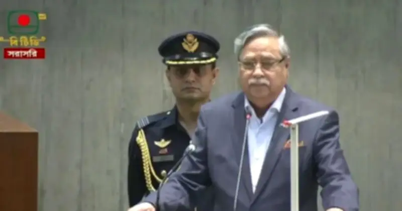 রাষ্ট্রপতি শাহাবুদ্দিনের ঐতিহাসিক ভাষণ: ঐক্যবদ্ধভাবে নিরাপদ বাংলাদেশ গড়ার আহ্বান