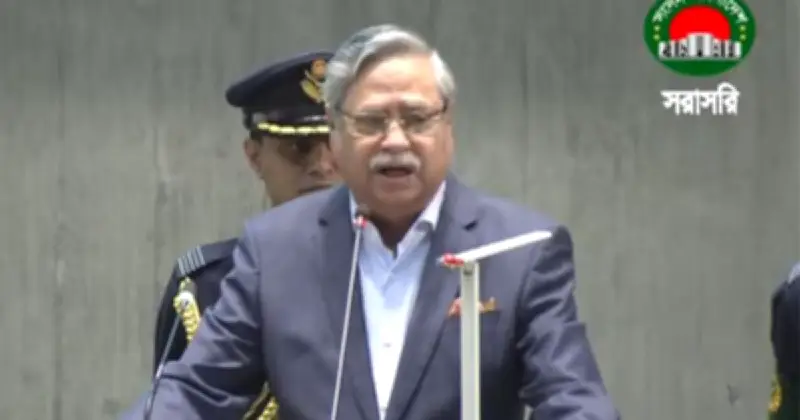 রাষ্ট্রপতি সাহাবুদ্দিনের ঐতিহাসিক ভাষণ: ফ্যাসিবাদমুক্ত গণতান্ত্রিক বাংলাদেশের সূচনা