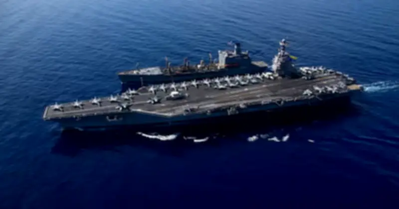 যুক্তরাষ্ট্রের সর্বাধুনিক বিমানবাহী জাহাজ ইউএসএস জেরাল্ড ফোর্ডে আগুন, দুই সেনা আহত