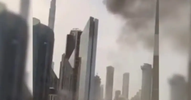 দুবাইয়ের কেন্দ্রে বিস্ফোরণ: আকাশে ধোঁয়ার কুণ্ডলী, ভবন কেঁপে ওঠে