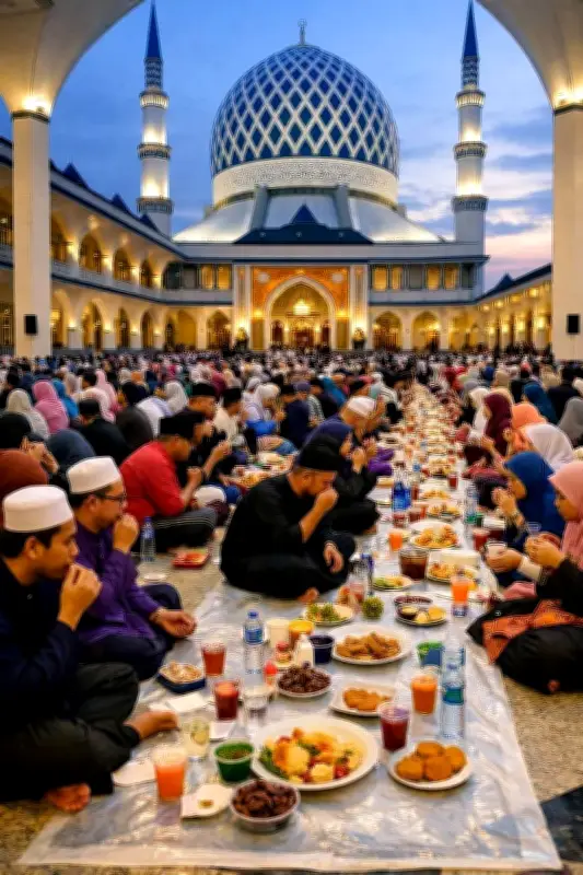 মালয়েশিয়ায় ইফতারের অপূর্ব অভিজ্ঞতা: ঐতিহ্য, সংস্কৃতি ও ভ্রাতৃত্বের মেলবন্ধন
