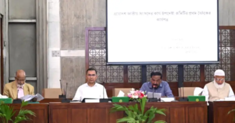 ত্রয়োদশ জাতীয় সংসদের কার্য উপদেষ্টা কমিটির প্রথম বৈঠক শুরু, প্রধানমন্ত্রী উপস্থিত