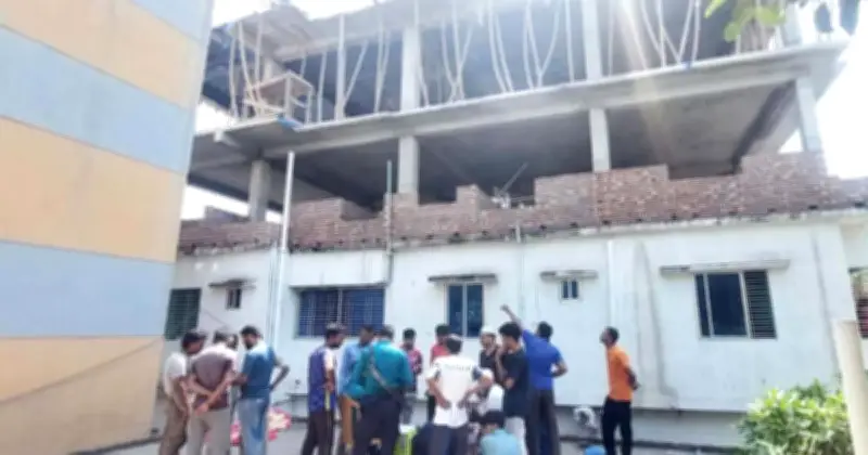 রাজশাহীতে নির্মাণাধীন ভবনের ছাদ থেকে পড়ে শ্রমিকের মৃত্যু, শোকাহত পরিবার