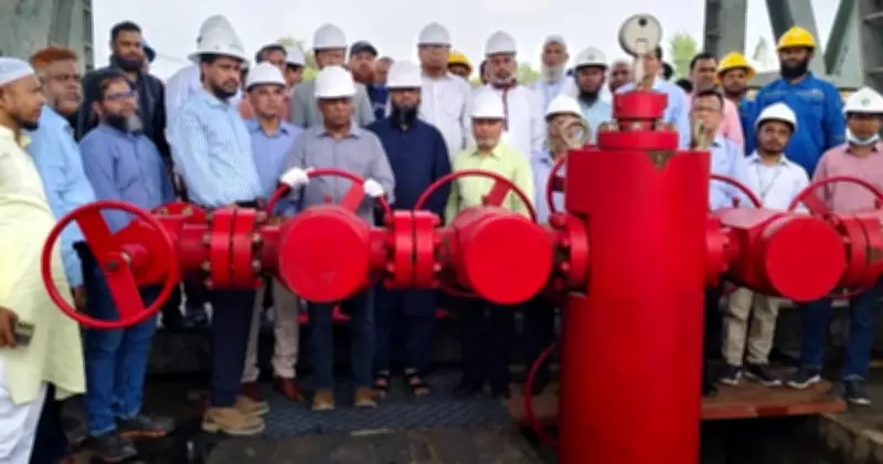 কুমিল্লার শ্রীকাইল গ্যাসক্ষেত্রে নতুন কূপ উদ্বোধন, জাতীয় গ্রিডে যুক্ত হচ্ছে প্রতিদিন ৮ মিলিয়ন ঘনফুট গ্যাস