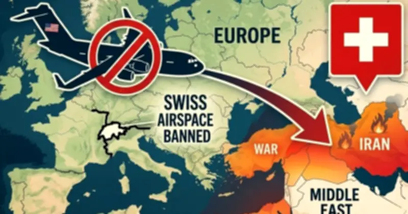সুইজারল্যান্ডের নিরপেক্ষতা: ইরান-মার্কিন উত্তেজনায় সামরিক বিমান ওভারফ্লাইট অনুরোধ প্রত্যাখ্যান