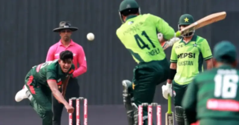 তাসকিন-নাহিদের তোপে ধুঁকছে পাকিস্তান, ৩ উইকেট হারিয়ে ২৭ রানে