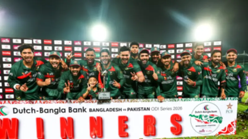বাংলাদেশের নাটকীয় জয়: সিরিজ জয়ের পথে মোস্তাফিজের সাহসী প্রত্যাবর্তন