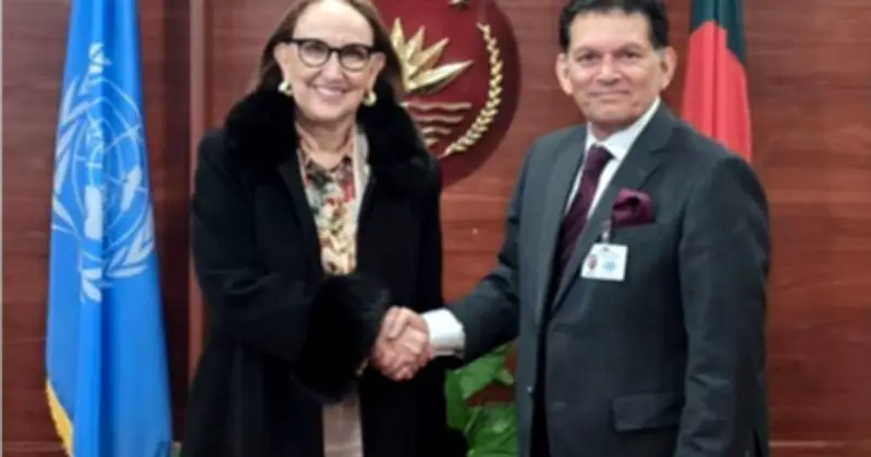 জাতিসংঘে বাংলাদেশের পররাষ্ট্রমন্ত্রী ও ইউএনসিটিএডি মহাসচিবের বৈঠক: বৈশ্বিক অর্থনৈতিক ঝুঁকি নিয়ে আলোচনা