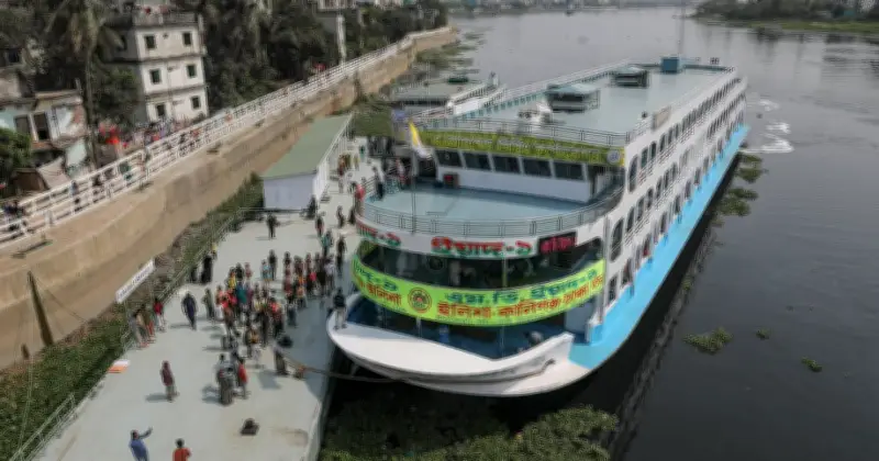 ঈদযাত্রার সুবিধার্থে রাজধানীর বছিলায় নতুন লঞ্চঘাটের নিয়মিত কার্যক্রম শুরু