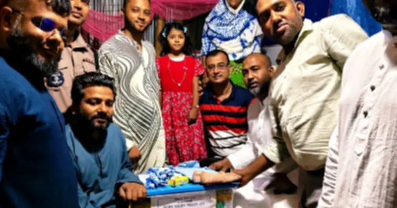 বিএনপি পরিবারের পক্ষ থেকে প্রধানমন্ত্রীর ঈদ উপহার পেলেন আহত শিশু ফাতেমা ও নানী