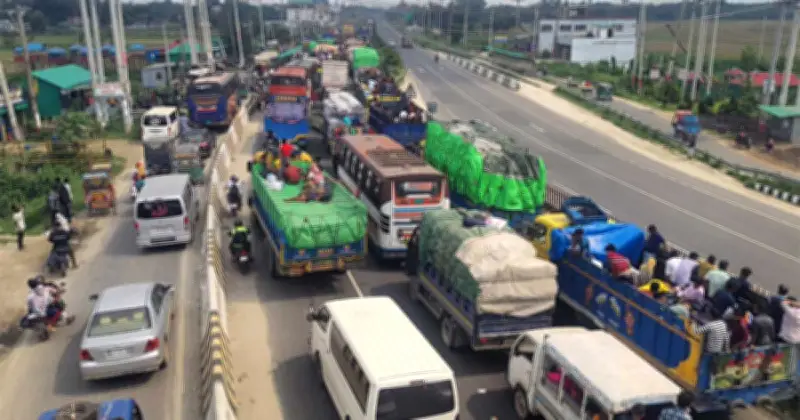 ঈদযাত্রায় ঢাকা-টাঙ্গাইল মহাসড়কে যানজট, সকালে স্বাভাবিক অবস্থা