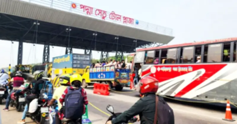 ঈদে পদ্মা সেতুতে যানবাহন পারাপার ও টোল আদায়ের নতুন রেকর্ড
