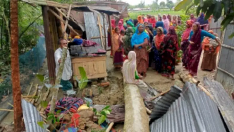 কালবৈশাখি ঝড়ে নববধূর মৃত্যু, হেলিকপ্টারে গ্রামে এলেন নারী; কুমিল্লায় বাস উলটে আহত ২০