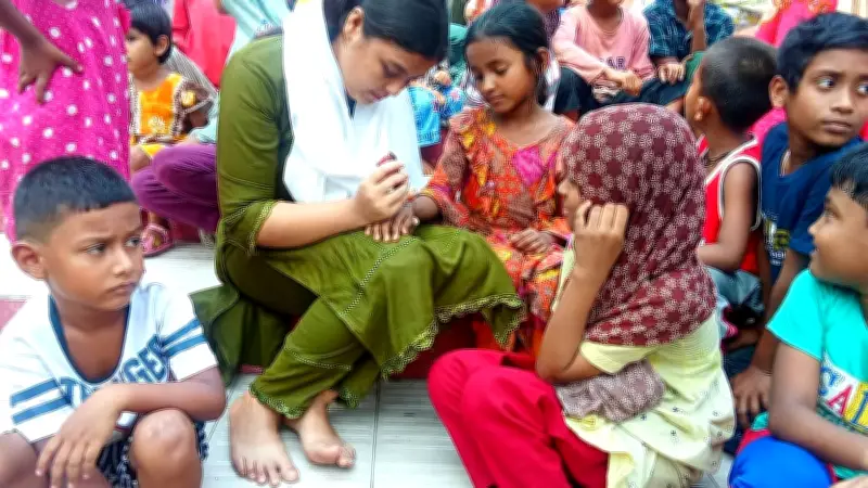 ঝালকাঠিতে সুবিধাবঞ্চিত শিশুদের মেহেদি উৎসব, বন্ধুসভার উদ্যোগে ঈদের আনন্দ ছড়ালো