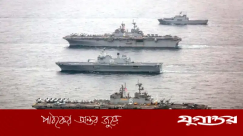 ইরান যুদ্ধে যুক্তরাষ্ট্রের নতুন সামরিক পাঠানোর ঘোষণা: ৪ হাজার সেনা ও যুদ্ধজাহাজ প্রস্তুত