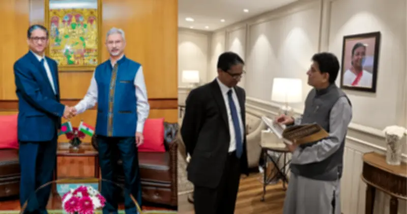 দিল্লিতে বাংলাদেশের হাইকমিশনারের ভারতীয় মন্ত্রীদের সঙ্গে দ্বৈত বৈঠক