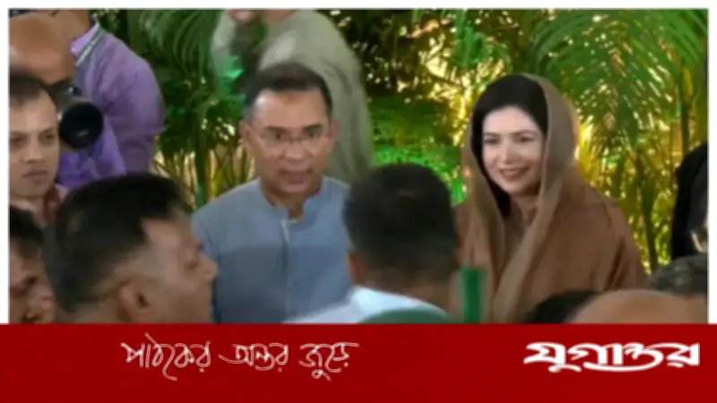 ঈদে প্রধানমন্ত্রী তারেক রহমানের শুভেচ্ছা বিনিময়ে যমুনায় জনস্রোত