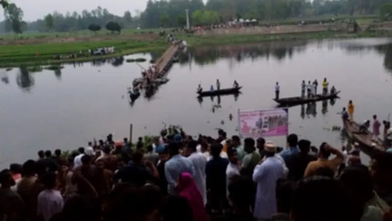 জামালপুরে ব্রহ্মপুত্র নদে ভাসমান সেতু ভেঙে ৪ শিশুর মৃত্যু, নিখোঁজ ২