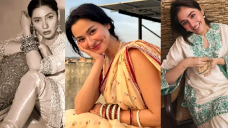 ঈদে পাকিস্তানি তারকাদের স্টাইল: হানিয়া থেকে মাহিরা, সাজাল থেকে সাবা