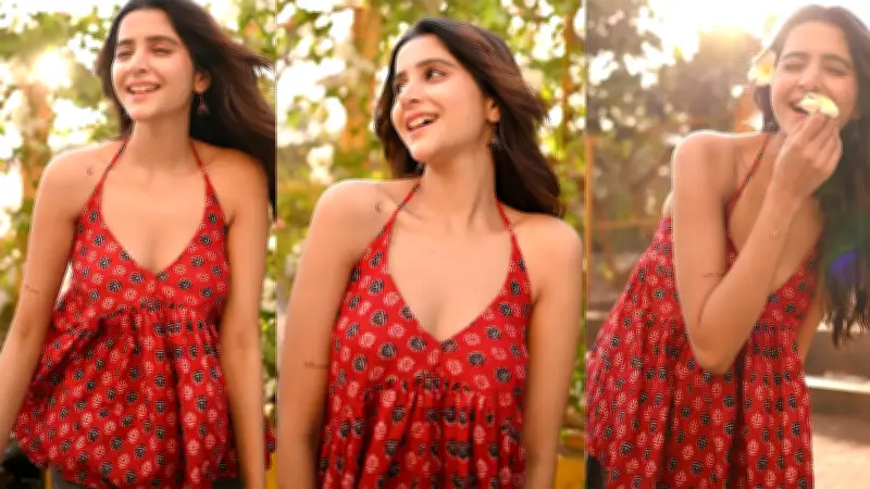 দেবচন্দ্রিমার লাল টুকটুকে সামার লুক: স্টাইলিশ ফ্যাশনে মোহনীয় উপস্থিতি