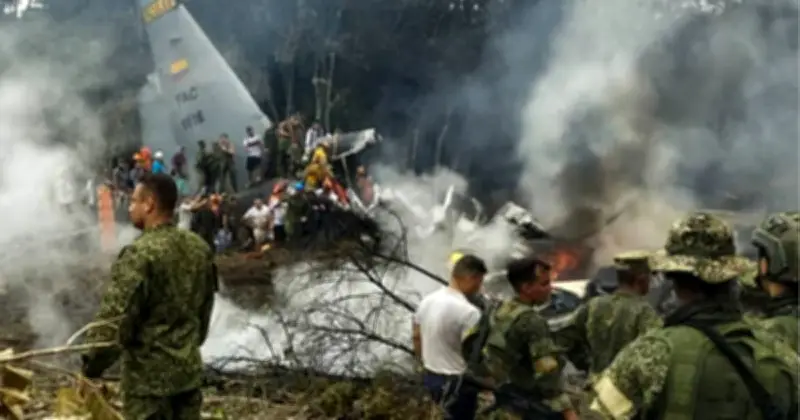 কলম্বিয়ায় সামরিক বিমান বিধ্বস্ত, নিহত অন্তত ৬৬, আহত বহু