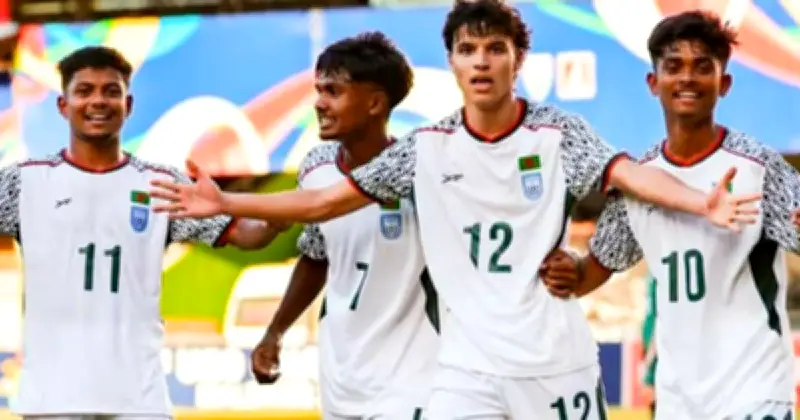 সাফ অনূর্ধ্ব-২০ চ্যাম্পিয়নশিপে বাংলাদেশের জয়: পাকিস্তানকে ২-০ গোলে হারিয়ে দারুণ শুরু