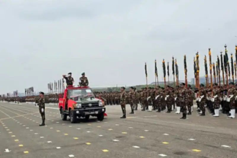 স্বাধীনতা দিবসে জাতীয় প্যারেড স্কয়ারে কুচকাওয়াজ ও ফ্লাই পাস্টের প্রস্তুতি সম্পন্ন