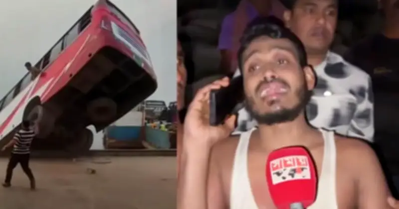 পদ্মায় বাস দুর্ঘটনা: স্ত্রী-সন্তান হারিয়ে স্বজনদের মর্মান্তিক কান্না, উদ্ধার অভিযান চলছে