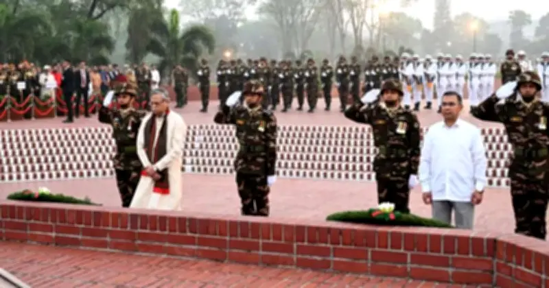 স্বাধীনতা দিবসে জাতীয় স্মৃতিসৌধে শ্রদ্ধা নিবেদন করলেন রাষ্ট্রপতি ও প্রধানমন্ত্রী