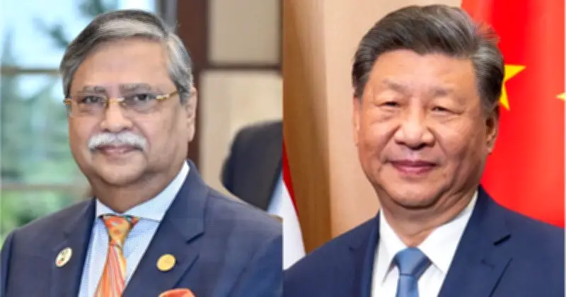 স্বাধীনতার ৫৫তম বার্ষিকীতে চীনের প্রেসিডেন্ট শি জিনপিং-এর অভিনন্দন বার্তা