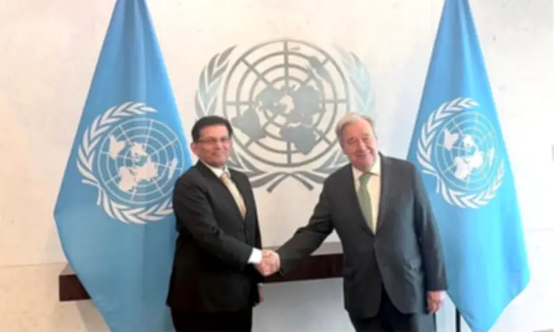 জাতিসংঘ মহাসচিবের সঙ্গে পররাষ্ট্রমন্ত্রীর বৈঠক: বাংলাদেশের প্রতি সমর্থন পুনর্ব্যক্ত