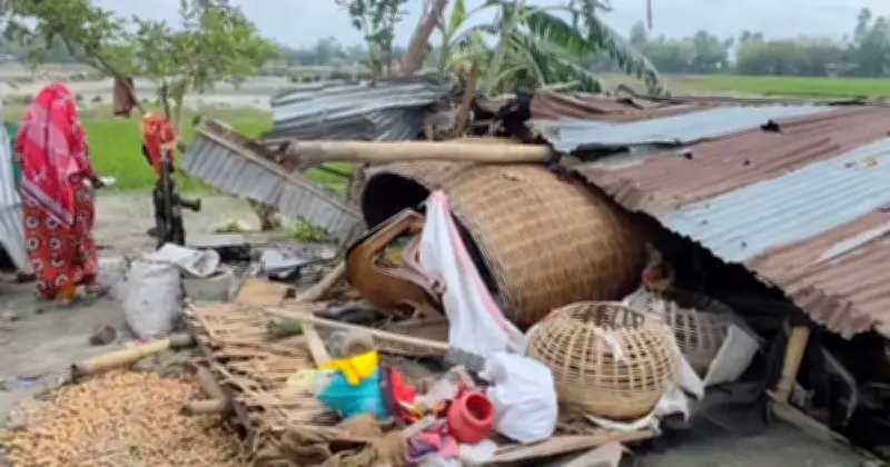 লালমনিরহাটে ১০ মিনিটের শিলাবৃষ্টিতে ব্যাপক ক্ষতি, কৃষকের ফসল সবচেয়ে বেশি ক্ষতিগ্রস্ত