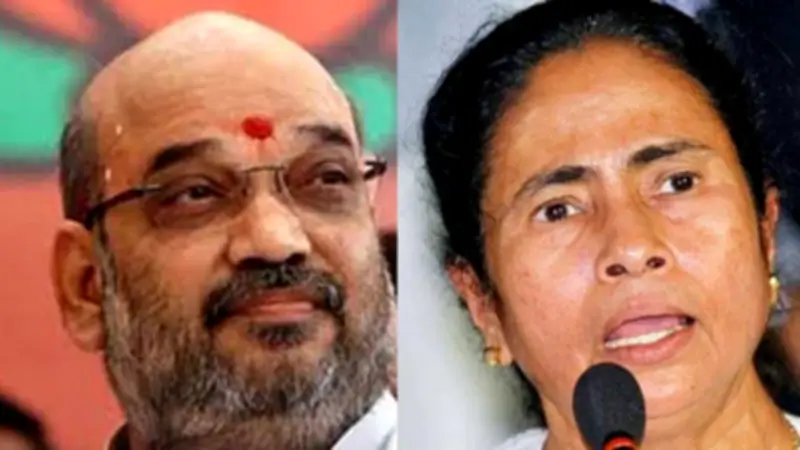 পশ্চিমবঙ্গ নির্বাচন: অমিত শাহ ও মমতা বন্দ্যোপাধ্যায়ের তীব্র বাকযুদ্ধ