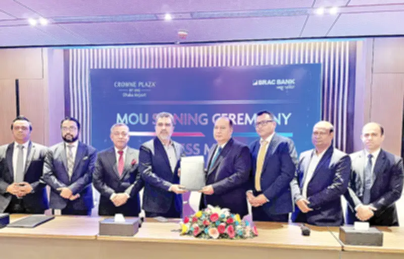 ক্রাউন প্লাজা ঢাকা এয়ারপোর্টে ব্র্যাক ব্যাংকের গ্রাহকদের জন্য বিশেষ সুবিধা চুক্তি