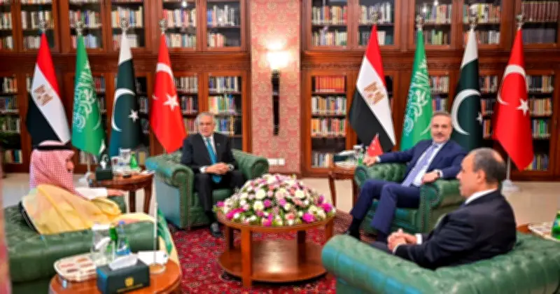 ইসলামাবাদে বৈঠকে বসলেন পাকিস্তান, সৌদি, তুরস্ক ও মিসরের পররাষ্ট্রমন্ত্রীরা