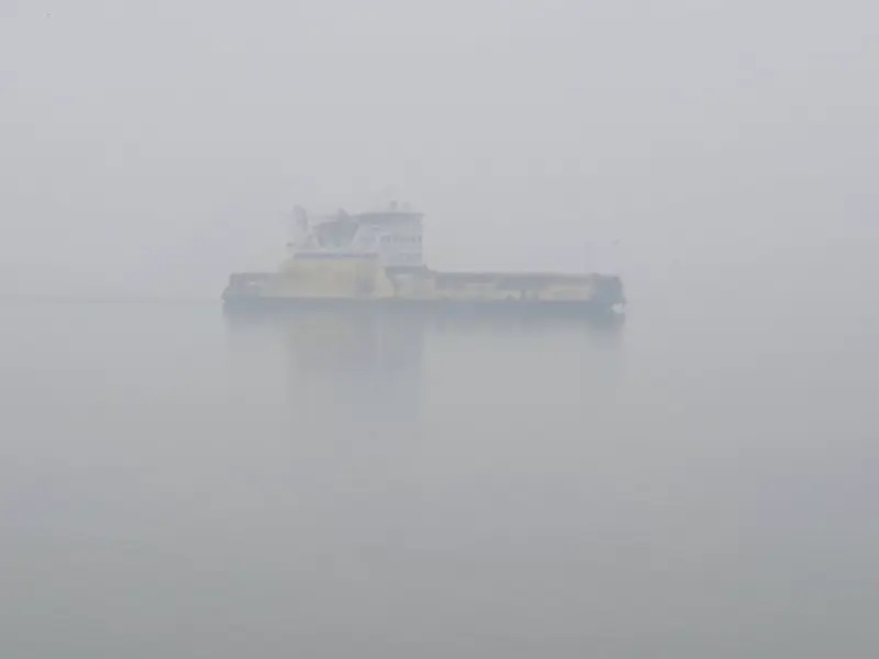 ঘন কুয়াশায় দৌলতদিয়া-পাটুরিয়া নৌপথে তিন ঘণ্টা ফেরি চলাচল বন্ধ