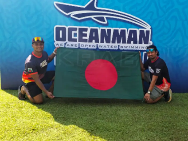 থাইল্যান্ডে ওশানম্যান প্রতিযোগিতায় বাংলাদেশি সাঁতারুদের সাহসী অভিযান