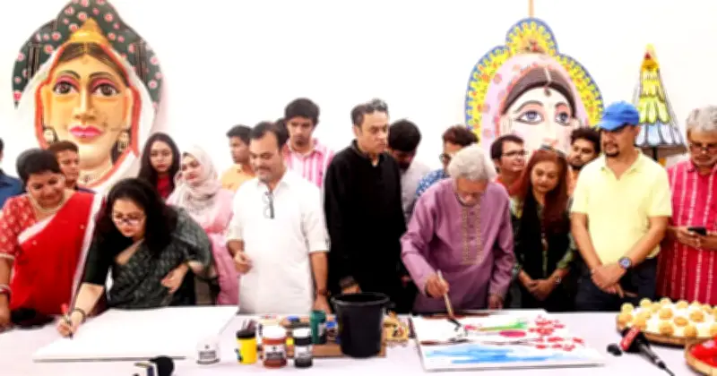 পহেলা বৈশাখ উদযাপনে ঢাবি চারুকলা অনুষদের প্রস্তুতি শুরু, প্রো-ভিসি সায়মা হক বিদিশা উদ্বোধন করেন